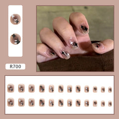24-Piece 3D Nail Art Stickers Set for Manicure