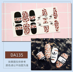 Leopard Chic Nail Decals - 14 Sheet Set