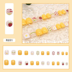 24-Piece 3D Nail Art Stickers Set for Manicure