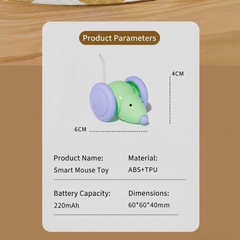 Interactive Mouse Toy for Cats