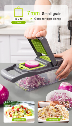 15-In-1 Vegetable & Fruit Chopper Cutter