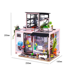 DIY Handmade House Piece Puzzle