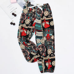 Summer Women's Ice Silk Loose Lantern Pants (Plus Size)