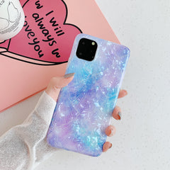 Purple Shiny Shell Case for iPhone Xs/6s/7/8/11 Pro