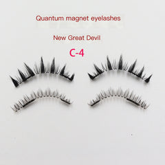 Quantum Magnetic False Eyelashes - No Glue Needed