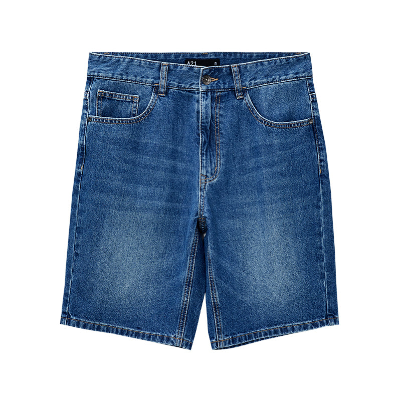 Summer Cotton Denim Shorts for Men