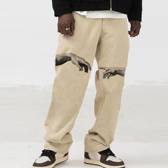 Youthful Casual Straight Pants