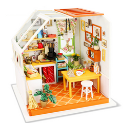 DIY Handmade House Piece Puzzle