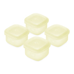 Olababy Silicone Food Storage Containers for Baby Meals On the Go (4-Pack)