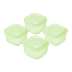 Olababy Silicone Food Storage Containers for Baby Meals On the Go (4-Pack)