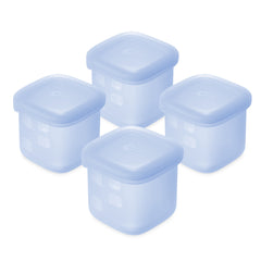 Olababy Silicone Food Storage Containers for Baby Meals On the Go (4-Pack)