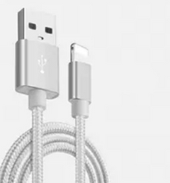 Nylon Braided Aluminum Alloy Charging Cable for Apple/Android