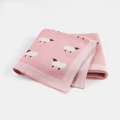 Windproof Baby Sheepskin Blanket Cover