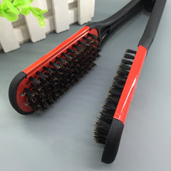 Professional Matte Black Red Straightening Hair Comb