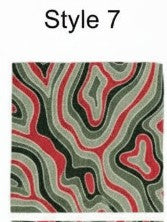 Recycled microfiber holiday tea towel, style 7
