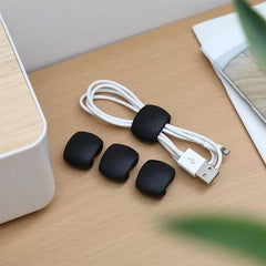 8-Piece: Portable Reusable Cable Clips Organizer