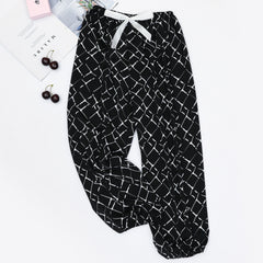 Summer Women's Ice Silk Loose Lantern Pants (Plus Size)