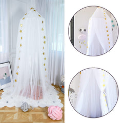Dreamy Star Crown Baby Bed Canopy for Photo Props