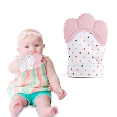 Teething Gloves for Babies - Silicone Grinding Toy