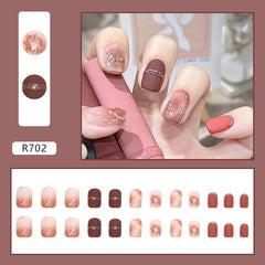 24-Piece 3D Nail Art Stickers Set for Manicure