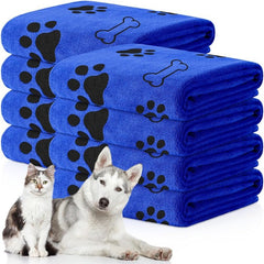 Pet bath towel quick drying and absorbent for dogs and cats bath towel soft and quick drying pet supplies