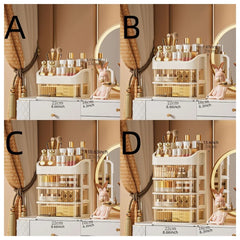 1pc Multi-layer Makeup Storage Box,Cosmetics Storage For Skin Care,Eyeshadow,LotionsLipstick,Great For Dresser,Bathroom,Bedroom