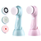 3 IN 1 Electric Facial Cleaner Face Cleansing Brush Wash Machine Spa Skin Care Massager Blackhead Cleaning Charging