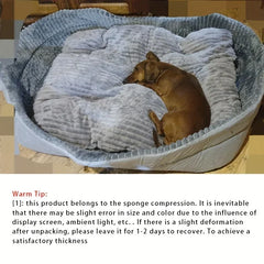 Universal All-season Pet Nest Washable Double-Sided Cat Dog Bed 3D Comfortable Soft Cushion Mat Durable Home Decor