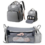3 in 1 Diaper Bag Backpack Foldable Baby Bed Waterproof Travel Bag