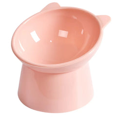 3 Pack Elevated Cat Bowls - 15° Tilted Anti Vomit Slow Feeder Dish with Non-Slip Base, Spine & Neck Support for Cats & Small Dog