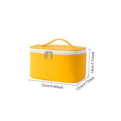 Double-layers Black Mesh Cosmetic Bag Travel Portable Large-Capacity Makeup Case Organizer Storage Pouch Zipper Toiletry Bags