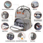 3 in 1 Diaper Bag Backpack Foldable Baby Bed Waterproof Travel Bag