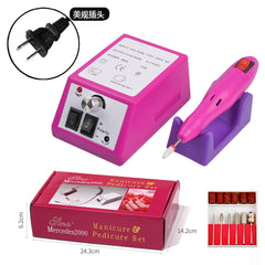 Nail Drill Machine - Electric Polishing Tool in Red Box