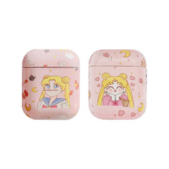Creative Cute Girl AirPods Case for Wireless Headphones