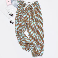 Summer Women's Ice Silk Loose Lantern Pants (Plus Size)