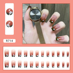 24-Piece 3D Nail Art Stickers Set for Manicure