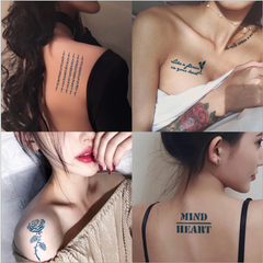 Trendy Juice Tattoo Stickers - Semi-Permanent Designs