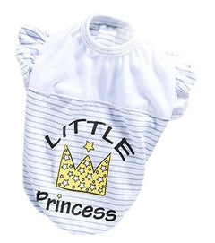 Striped Print Costume for Small Teddy Poodle Pomeranian