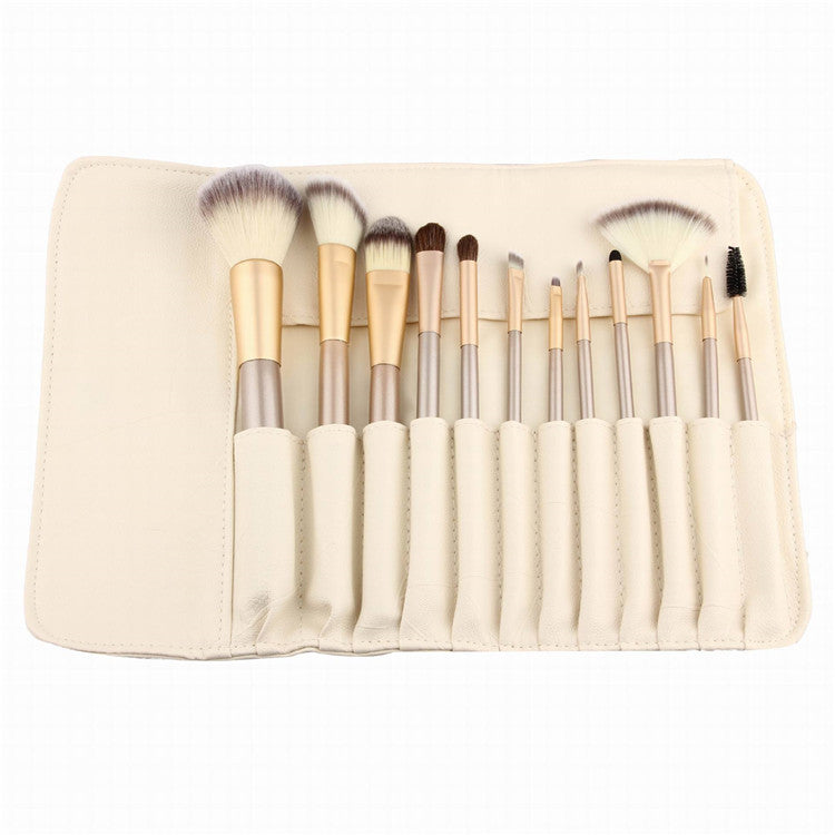 Champagne Luxe Makeup Brush Kit - 12/18/24 Set