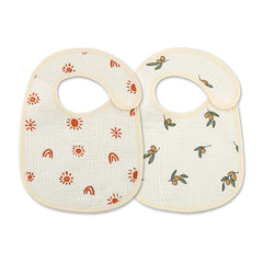 Thin Kids' Bib - Pure Cotton Waterproof Gauze Towel
