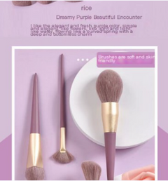 9-Piece Lavender Luxe Makeup Brush Set