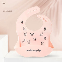 Disposable Waterproof Silicone Baby Bibs with Pockets