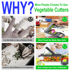 15-In-1 Vegetable & Fruit Chopper Cutter
