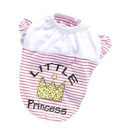 Striped Print Costume for Small Teddy Poodle Pomeranian