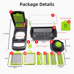 15-In-1 Vegetable & Fruit Chopper Cutter