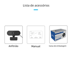 2K HD USB Webcam for Online Meetings and Streaming