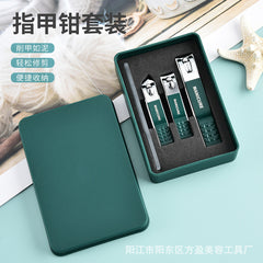 Premium Nail Clipper Set with Splash Guard Tools