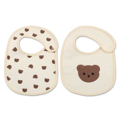 Thin Kids' Bib - Pure Cotton Waterproof Gauze Towel
