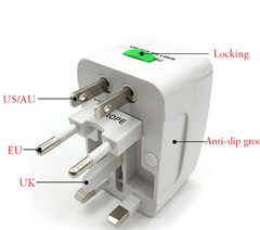 Universal Travel Adapter with Multiple Functions