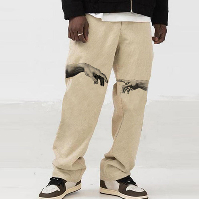 Youthful Casual Straight Pants